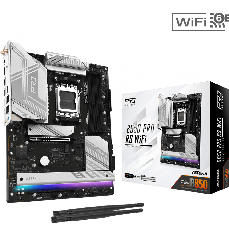 ASROCK B850 Pro RS WiFi (AM5) (D)