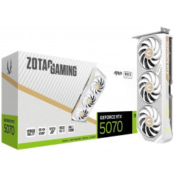 VGA ZOTAC GeForce® RTX 5070 12GB AMP WHITE EDITION