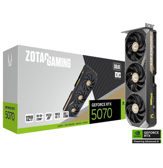 VGA ZOTAC GeForce® RTX 5070 12GB Solid OC