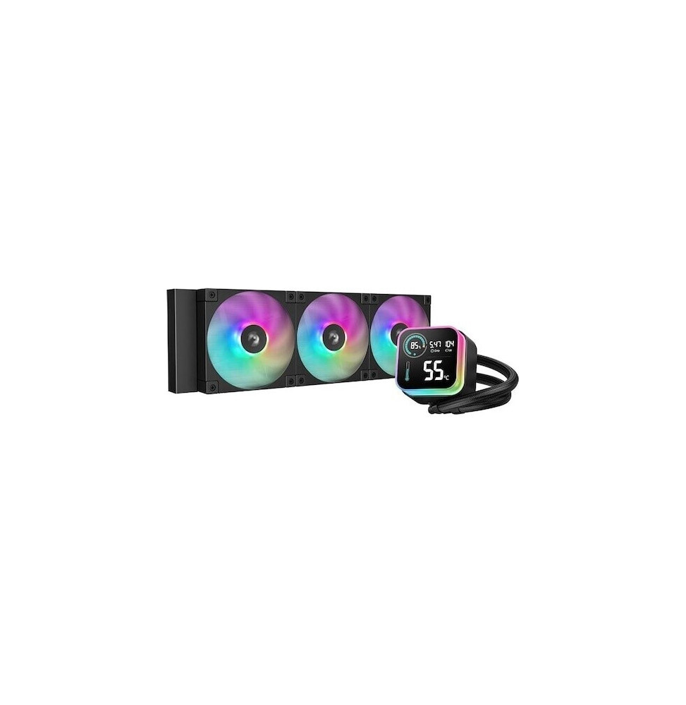 Cooler DEEPCOOL RAFFREDDAMENTO LIQUIDO LQ360 ARGB DISPLAY 360mm