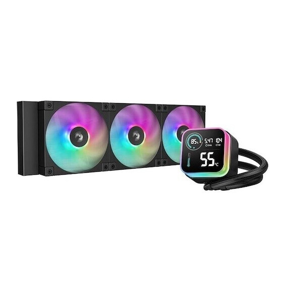 Cooler DEEPCOOL RAFFREDDAMENTO LIQUIDO LQ360 ARGB DISPLAY 360mm