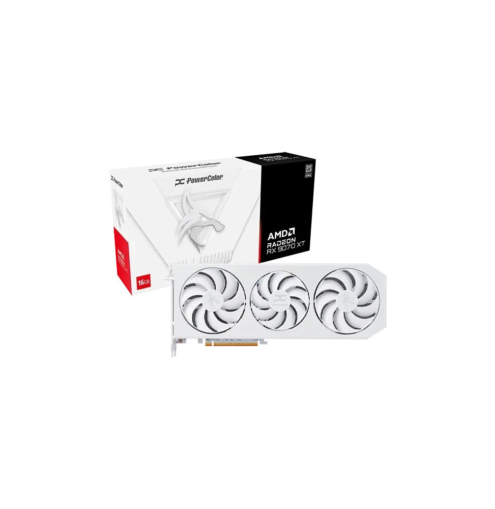 VGA PowerColor Radeon Hellhound White RX 9070 XT 16GB GDDR6
