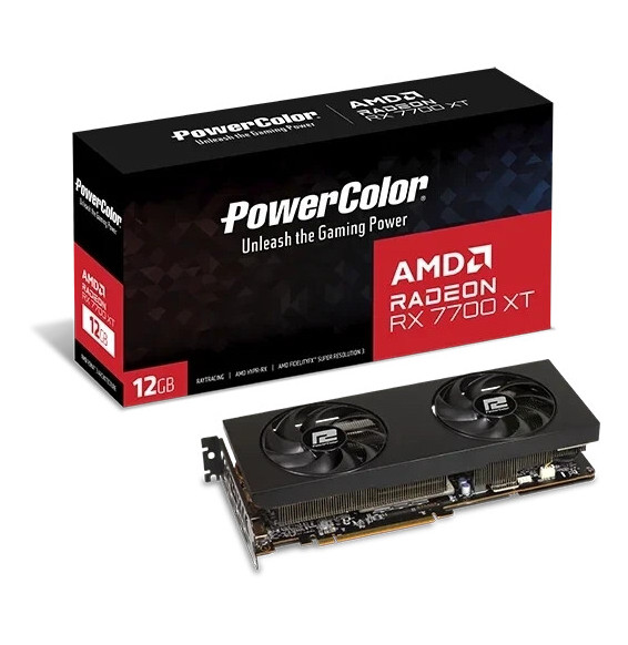 VGA PowerColor Radeon Powercolor RX 7700XT 12GB (Dual Fan)