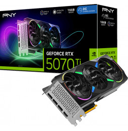 VGA PNY GeForce® RTX™ 5070TI 16GB ARGB Gaming Overclocked Triple Fan PLUS