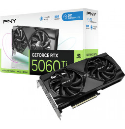VGA PNY GeForce® RTX™ 5060 TI 8GB Overclocked Dual Fan