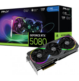 VGA PNY GeForce® RTX™ 5080 16GB ARGB Gaming Overclocked Triple Fan