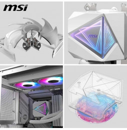 Cooler MSI MAG CORELIQUID I240 White - Wasserkühlung
