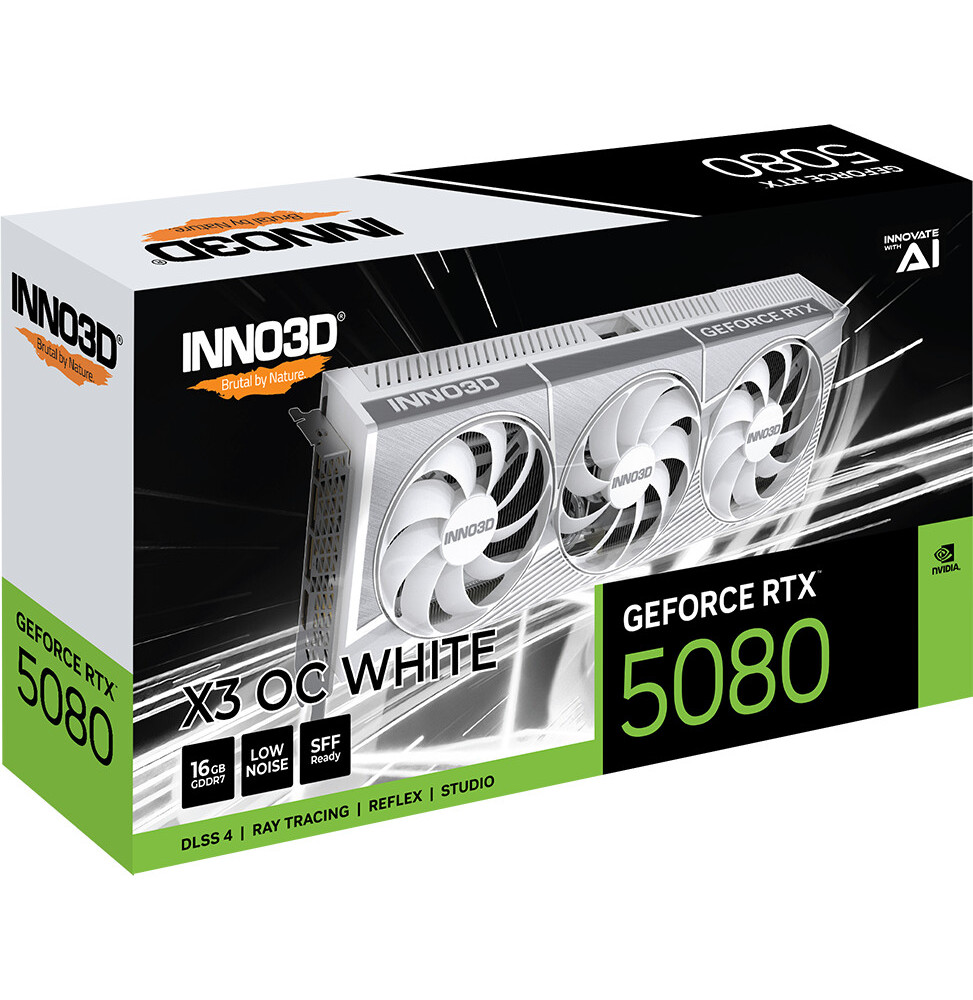 VGA Inno3D GeForce® RTX 5080 16GB X3 OC WHITE