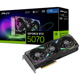 VGA PNY GeForce® RTX™ 5070 12GB ARGB Gaming Overclocked Triple Fan