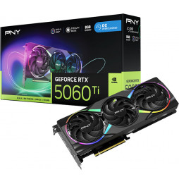 VGA PNY GeForce® RTX™ 5060 TI 8GB ARGB Overclocked Triple Fan
