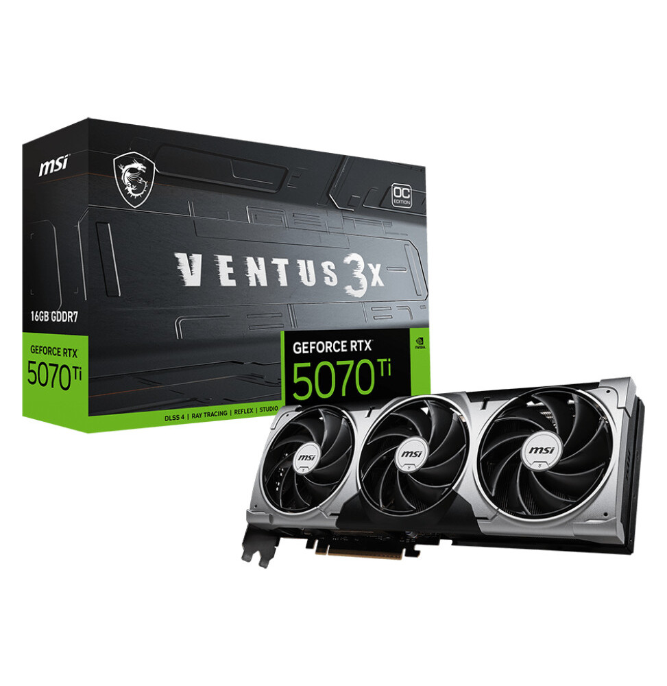 VGA MSI GeForce® RTX 5070 TI 16GB Ventus 3X OC