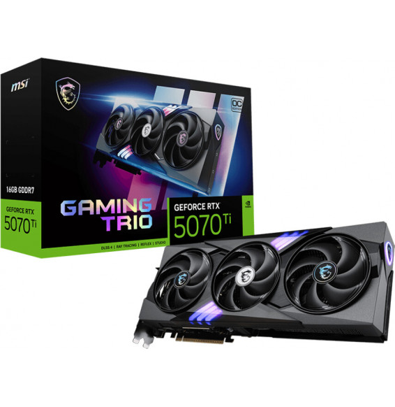 VGA MSI GeForce® RTX 5070 TI 16GB GAMING TRIO OC