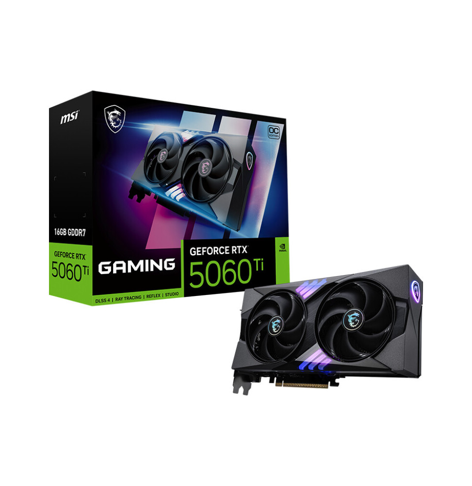 VGA MSI GeForce® RTX 5060 TI 16GB GAMING OC