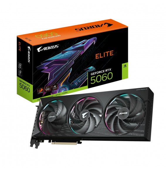 VGA Gigabyte GeForce® RTX 5060 8GB AORUS ELITE