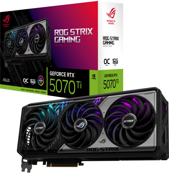 VGA Asus GeForce® RTX 5070TI 16GB ROG STRIX Gaming OC