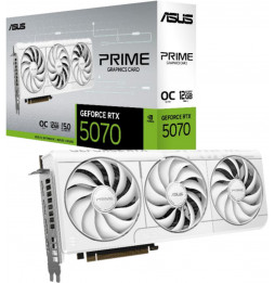 VGA Asus GeForce® RTX 5070 12GB GDDR7 Prime White OC Edition