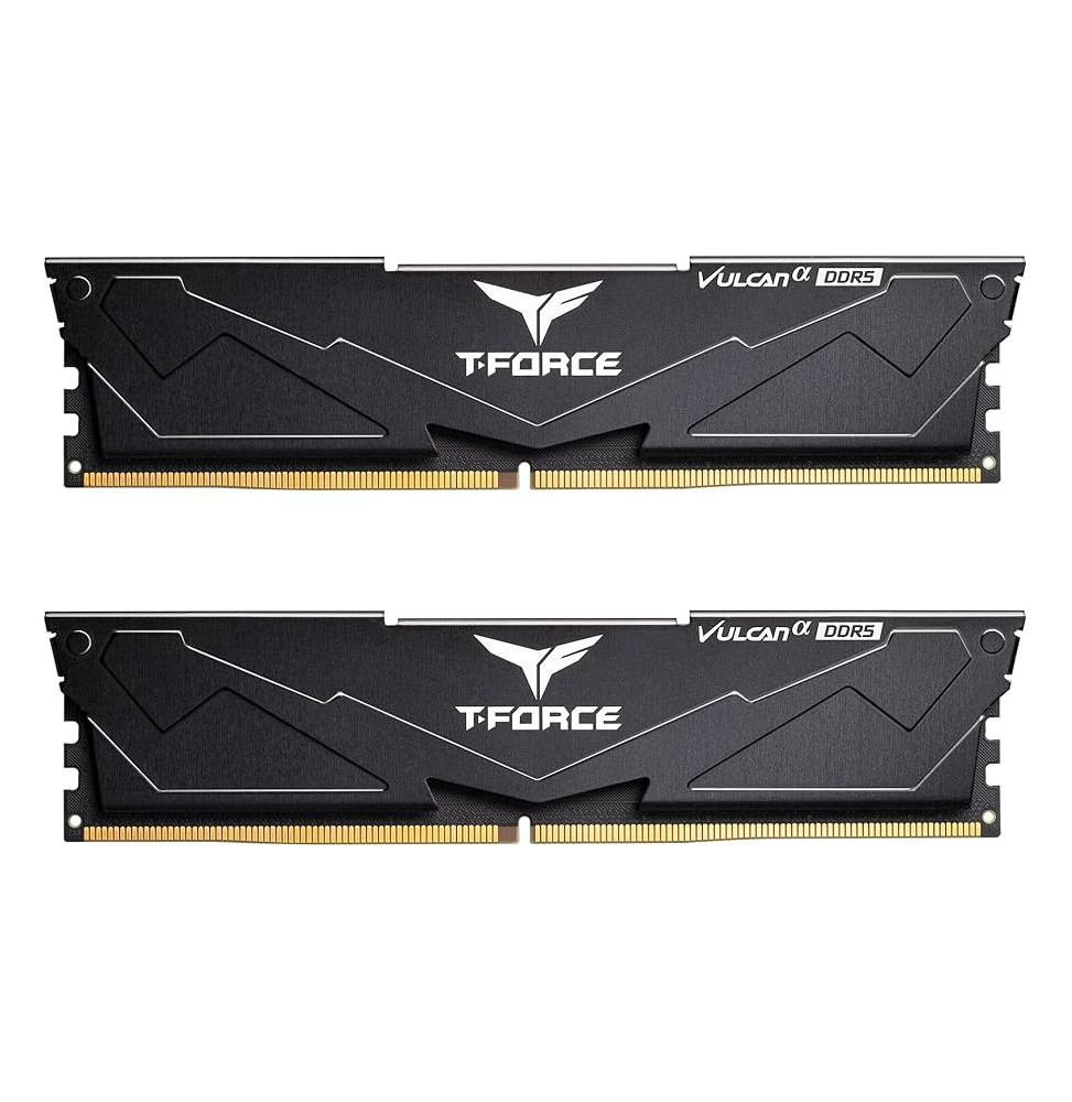 DDR5 32GB PC 6000 Team T-Force Vulcan FLBD532G6000HC38J01 schwarz