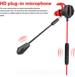 IRIISY Auricolari da gaming , doppio microfono , da 3,5mm