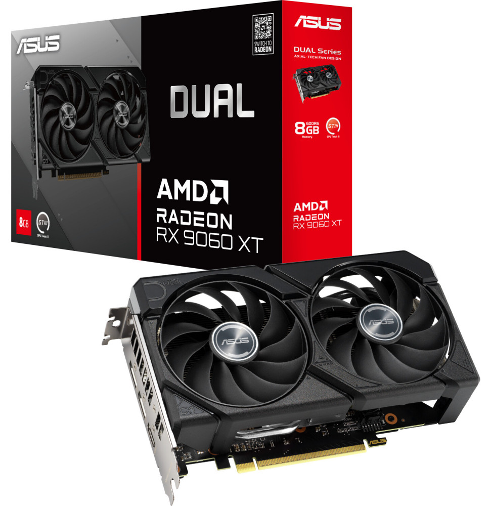 VGA ASUS RADEON RX 9060 XT 8GB DUAL