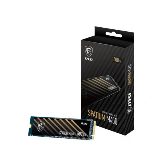 SSD MSI 500GB Spatium M450 V1 PCIe M.2 NVME PCIe 4.0 x4 (retail)
