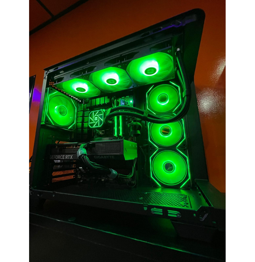 PC GAMING Tekon 180S - AMD Ryzen 7 7800X3D - NVIDIA Gigabyte RTX 4070 12 GB - SSD M2 1TB - DDR5 32GB - LIQUID