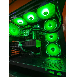 PC GAMING Tekon 180S - AMD Ryzen 7 7800X3D - NVIDIA Gigabyte RTX 4070 12 GB - SSD M2 1TB - DDR5 32GB - LIQUID