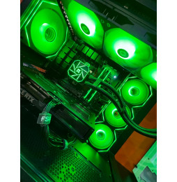 PC GAMING Tekon 180S - AMD Ryzen 7 7800X3D - NVIDIA Gigabyte RTX 4070 12 GB - SSD M2 1TB - DDR5 32GB - LIQUID
