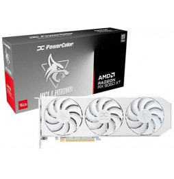 VGA PowerColor Radeon Hellhound Spectral White RX 9060 XT 16GB GDDR6