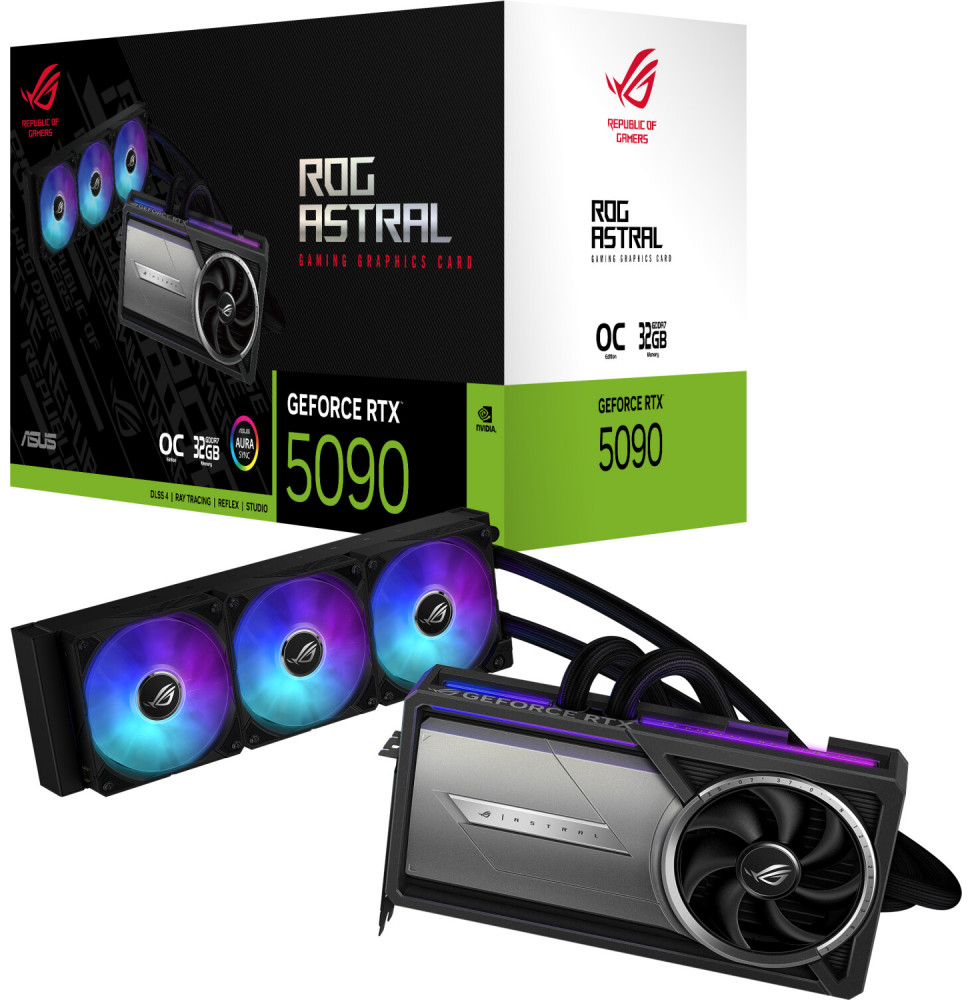 VGA Asus GeForce® RTX 5090 32GB ROG ASTRAL LC Gaming OC