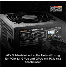 Power SupplyBe Quiet System Power 11 650W BP011EU