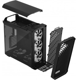 PC- Case Fractal Torrent RGB TG Light Tint - schwarz