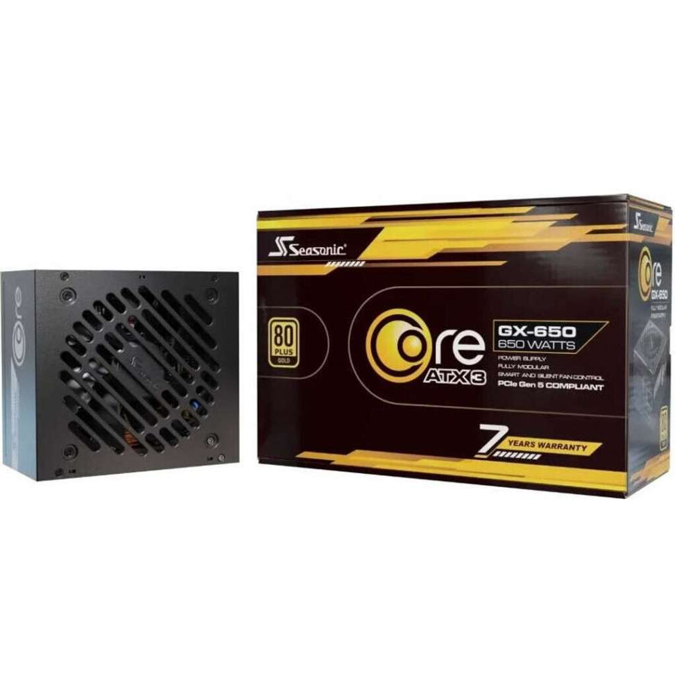 Power SupplySeasonic Core-GX-650 650W Gold modular