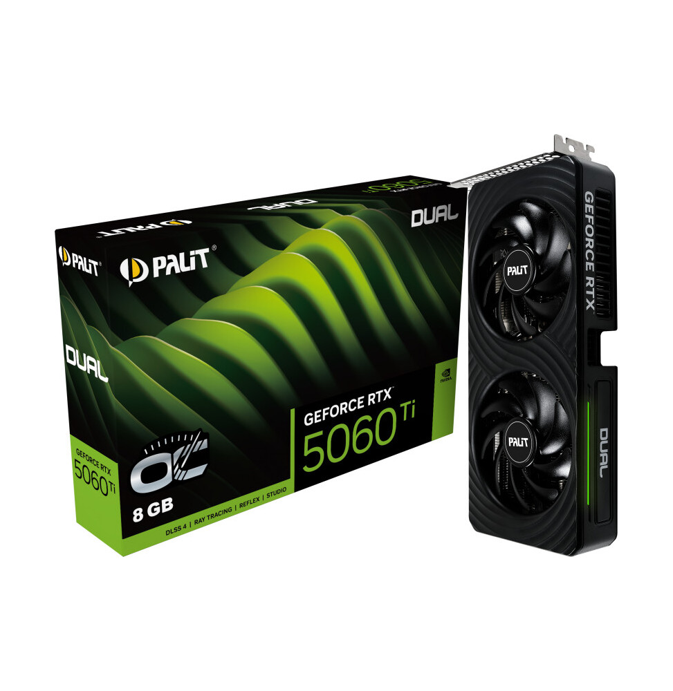 VGA Palit GeForce® RTX 5060 TI 8GB Dual OC
