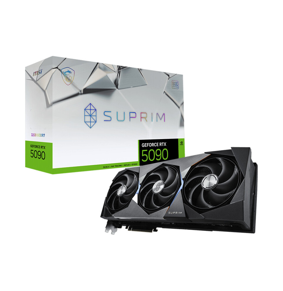 VGA MSI GeForce® RTX 5090 32GB SUPRIM SOC