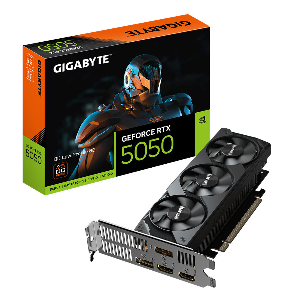 VGA Gigabyte GeForce® RTX 5050 8GB OC Low Profile