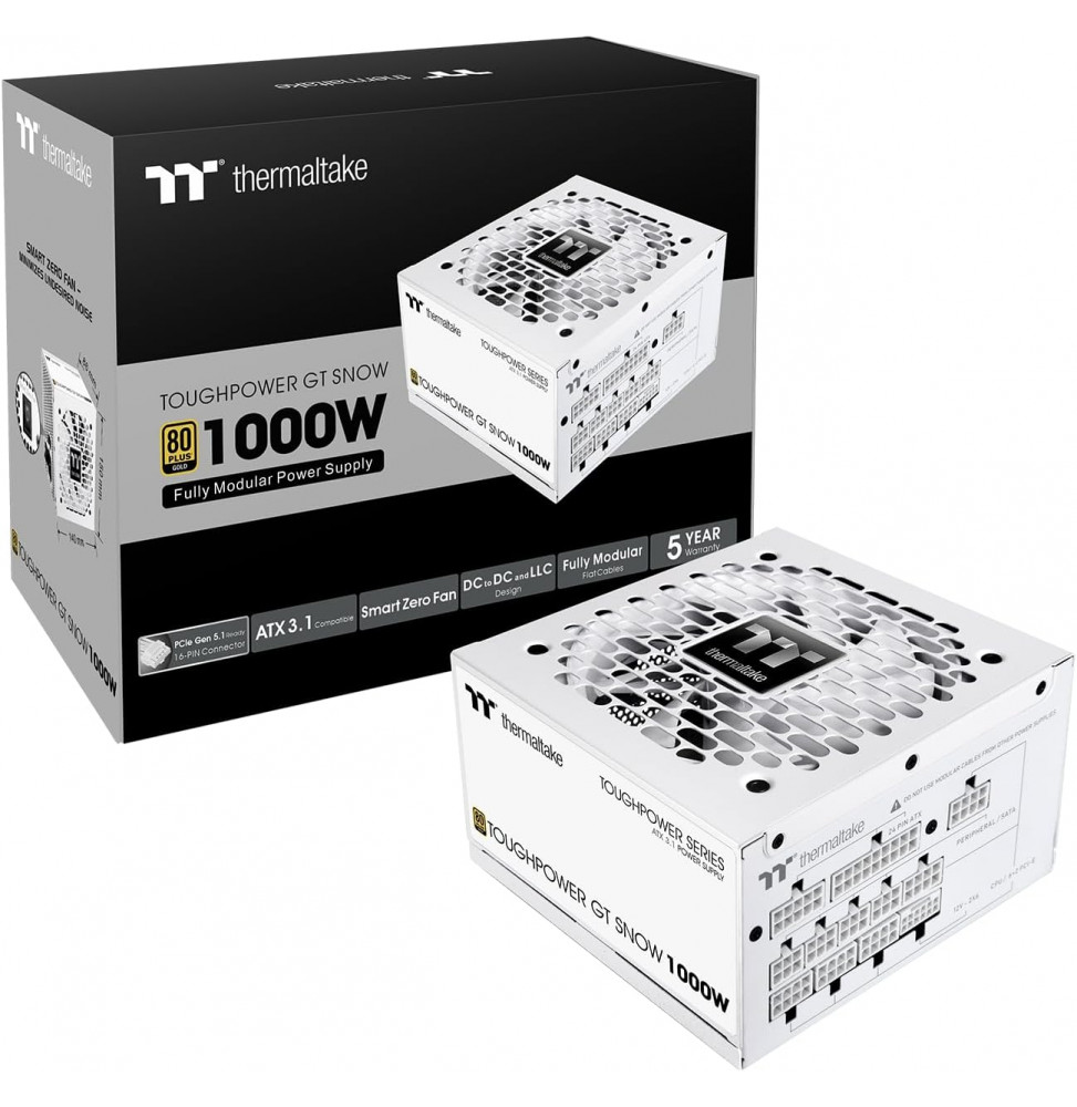 PC-Netzteil Thermaltake Toughpower GT Snow 1000W