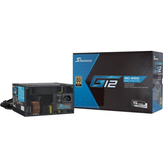 Power SupplySeasonic G12 GC-650 80+ Gold