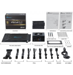 Power SupplySeasonic Focus-SGX-750 ATX 2.4 Modular Gold 750W