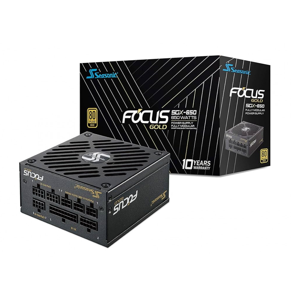 Power SupplySeasonic Focus-SGX-650 ATX 2.4 Modular Gold 650W