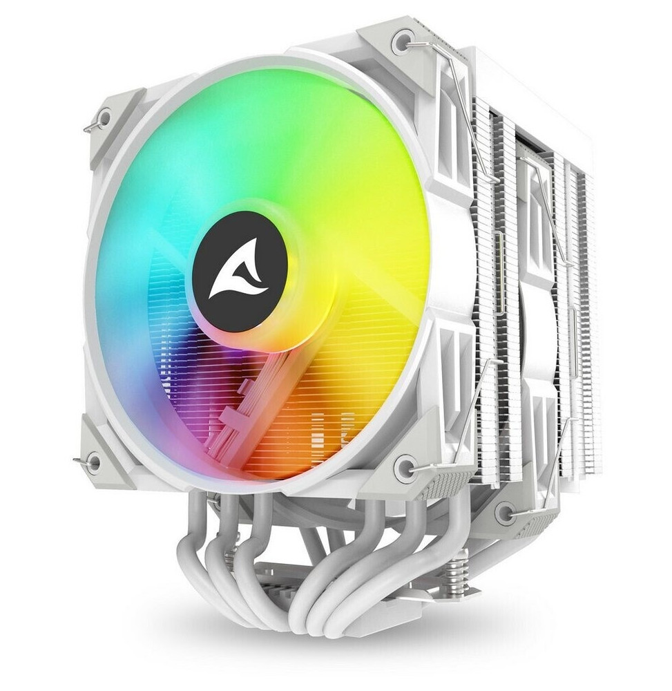 Cooler Sharkoon A60 Air Cooler RGB White (4044951042067)