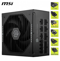 Power SupplyMSI MAG A850GLS PCIE 5 306-7ZPIY11-CE0 850W