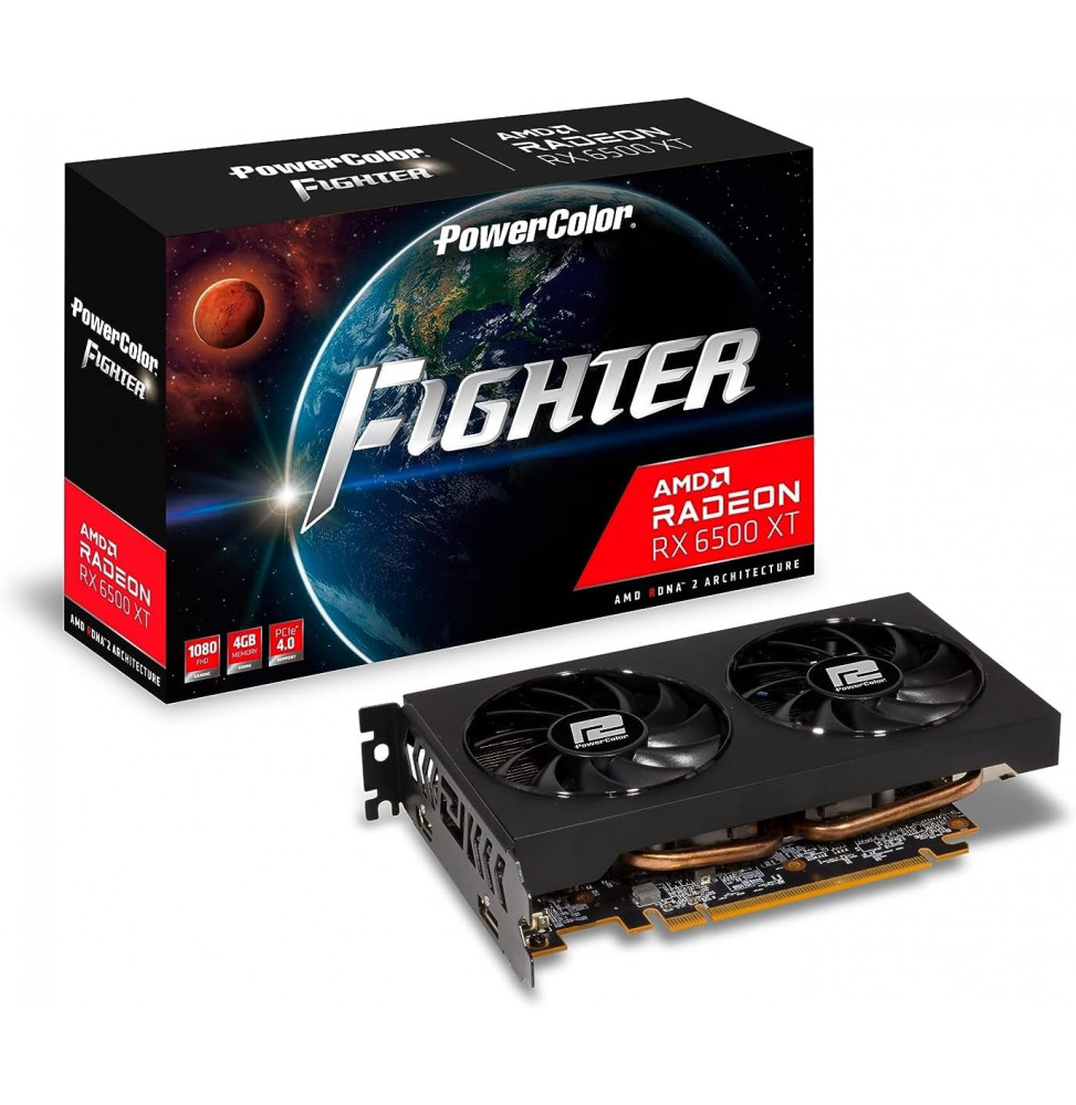 VGA PowerColor Radeon Fighter RX 6500XT 4GB GDDR6 V3