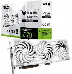 VGA Asus GeForce® RTX 5070TI 16GB TUF Gaming BTF White OC Edition