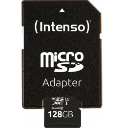 Micro SDHC/SD 128GB Intenso Performance 1 Adapter Class 10  3424491