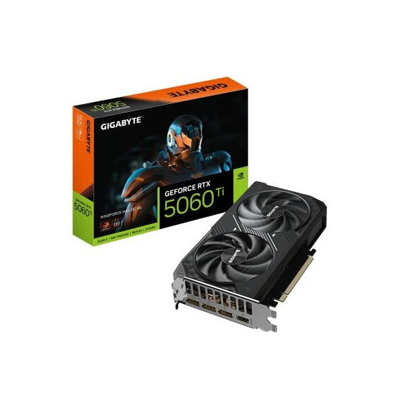 VGA Gigabyte GeForce® RTX 5060 TI 8GB Windforce MAX OC