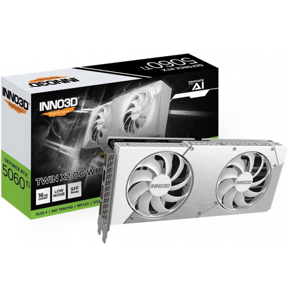VGA Inno3D GeForce® RTX 5060 TI 16GB Twin X2 OC White