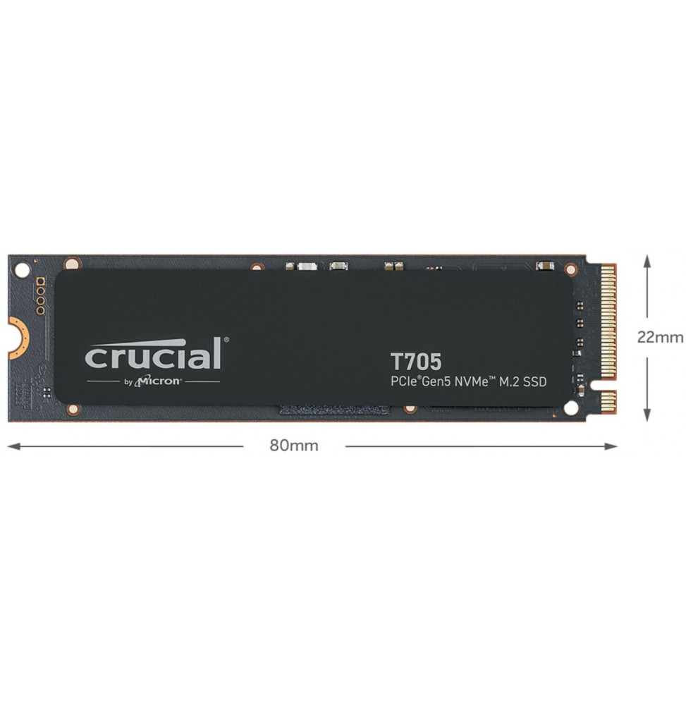 SSD Crucial 1TB T705 CT1000T705SSD3 PCIe 5.0 x4 M.2 NVME Gen5