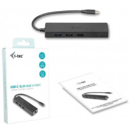i-tec USB-C Slim HUB 3-Port mit Gigabit...