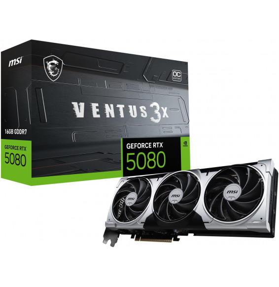 VGA MSI GeForce® RTX 5080 16GB VENTUS 3X OC PLUS