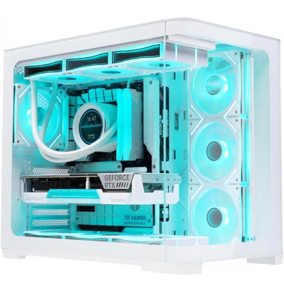 PC Gaming BIG SNOW RW9 AMD Ryzen 7800X3D - NVidia RTX 5070Ti 16GB - 32GB DDR5 - SSD M2 1TB - Liquid